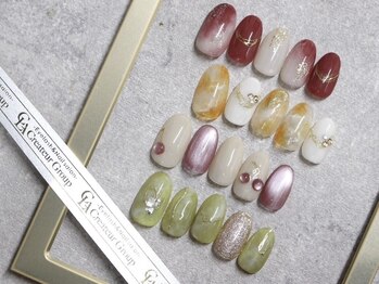 クレアラルーチェ 高松多肥上町店(Crea la Luce)の写真/5月よりネイル再開♪【シンプル系￥4900/プチアート系￥5900/トレンドデザイン系￥6300】