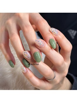 Mネイル 伏見店/【maeda】非対称ネイル