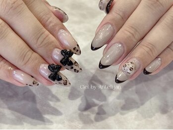 こっくりレオパードネイル