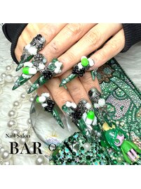 グリーン×パーツゴテネイル