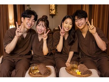 コト 博多駅前(koto)の写真/2名様限定　ペアボディ＋足ツボ＋ショウガ足浴　70分（1名料金）5,000