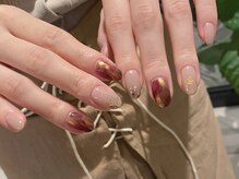 ネイルズ ララ(nails Lala)/ボルドー。