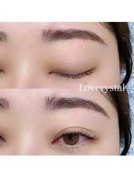 ラブリスタル(Loverystal)/アイブロウwax × まつ毛パーマ