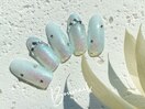 ラメ上品ネイル
