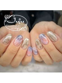 夕焼け色のニュアンスと額縁