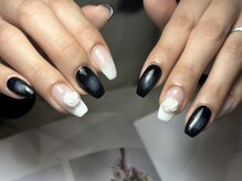 サロンドファン(salon de Fan)/ブラックチークネイル