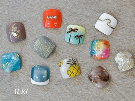 フットネイルサンプル