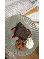 ポッコネイル 熊谷店 旅行でカフェに行った時の写真です♪