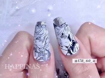 ハピナス(HAPPINAS)/痛ネイル/キャラクターアート/3D