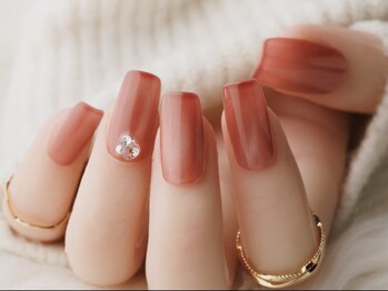 シンプルマグネットネイル