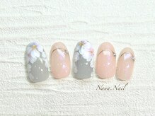ナナネイル(Nana.Nail)/淡い桜ネイル