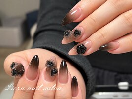 秋、グラデーション、薔薇