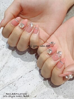 エムズスタイル ネイルバー(M's Style NAIL BAR)/guest　nail