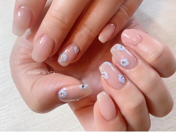 アトリエ ラビータ(atelier la vita)/手描きフラワー