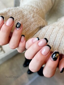 ネイル ドゥ 岡山駅前店(Nail Doux)/シーリングスタンプネイル
