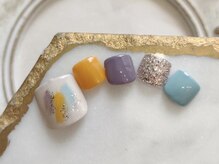 ネイルサロン アミュゼ/NEW　定額デザインフットジェル