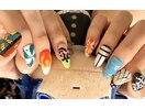 センサ手書きアートネイル♪