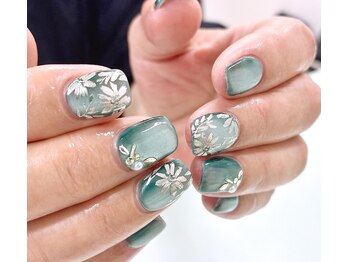 ネイルサロン きらら 藤沢本店/ミラーネイルアート