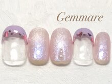 ジェンマーレ 青葉台店(Gemmare)/ガーリーフレンチハートネイル