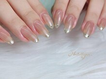 ネイルサロンアンテリジャン 大宮(Antellijan)/ガラスフレンチ8480円