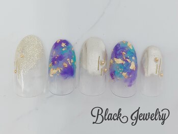ブラックジュエリー(Black jewelry)/ニュアンスネイル