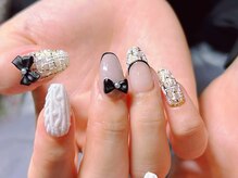 ネイルサロン リン(Lin)/ツイードネイル