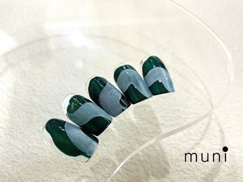 ムニネイル 心斎橋(muni NAIL)/定額60分アートコース/初回¥5900