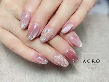 アクロネイル アンド アイ(ACRO NAIL&EYE)/ツイードネイル