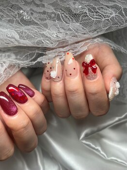 ベルアムール(Belle amour)の写真/【姫島駅から徒歩1分】高技術でリピーター多数な実力派サロン★丁寧なネイルケアでモチの良さも◎