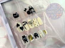 スノーフレーク(Snowflake)/定額デザイン☆ブラック系