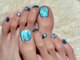 シーシーネイルサロン 池袋(C.C.Nail salon)の写真/チラ見えフットネイルで女子力UP♪【フットジェル】マグネットネイル(カラー自由)がいつでも6980円♪