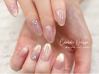 カラーホリック ネイルスパ(Colorholic Nailspa)の写真/【パラジェル・フィルイン対応】ケアメニュー充実◎爪が弱い方にも◎自爪に優しくネイルが楽しめます♪