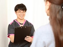 国家資格保有の女性が施術◎初めての方も安心してお越しください