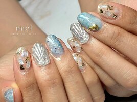 持ち込み　マーメイドネイル