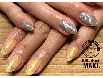 ブルージャムネイル(BLUE.JAM.nail)/おまかせFREEDOM定額　MAKI