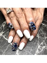 トータルビューティーサロン クレアクチュール(CREA COUTURE)/matwhite×blue