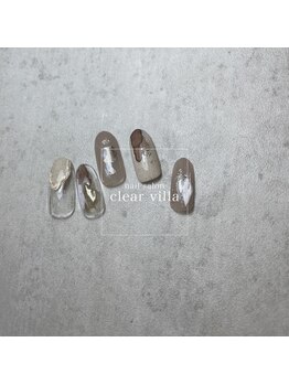 ネイルサロンクリアヴィラ(nail salon clear villa)/Design nuance￥9990
