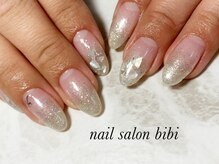 ネイルサロン ビビ(bibi)/キラキラ☆シェルネイル