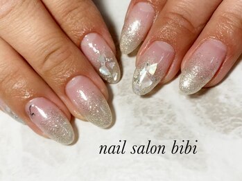 ネイルサロン ビビ(bibi)/キラキラ☆シェルネイル