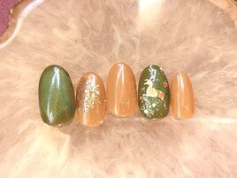 マグネット×クリスマスネイル