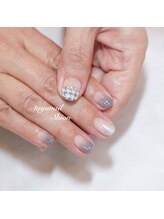 たゆ ネイル(たゆnail)/パラジェル千鳥柄ネイル