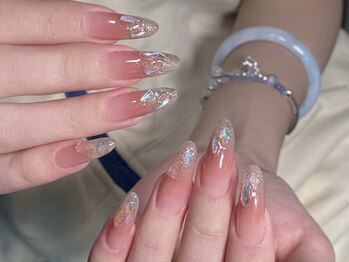 ヴィーナスネイル(Venus Nail)/ワンホン氷ネイル　長さだし