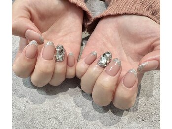 ルクール ヘアー プレジー(Le Coeur HAIR Plaisir)/きらきらラメフレンチ