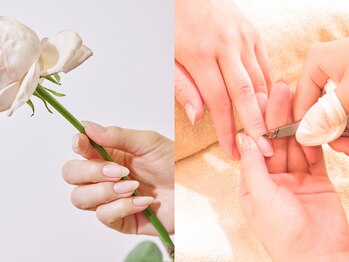 パラスパ ガーデン(para spa GARDEN)の写真/【冬の乾燥・指先のパサつき解消◎】贅沢な完全個室で堪能する上質ネイルケア¥5200/美しい自爪に♪