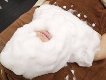 <ラテスパ>ふわふわのオゾン泡で毛穴洗浄&殺菌、マッサージ♪