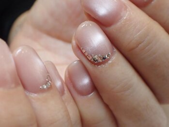 ララアンジュ(LaLa-Ange)/大人シンプルネイル