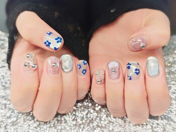 バーロビューティールーム ヨコハマ(Balo Beauty Room Yokohama)の写真/豊富な3D手描きアートとデザインパーツ◎丁寧な施術で「やりたい」を叶えるネイルサロン☆