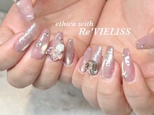 エシカ ウィズ レヴィエリス(ethica with Re’VIELISS)の雰囲気（【nail】手書きやニュアンス、ワンホン、ちゅるんネイルが得意♪）