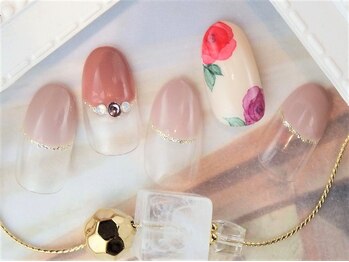 ネイルズガッシュ 大森駅前店(NAILs GUSH)/*水彩フラワー*