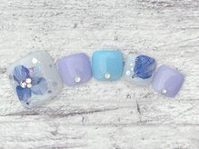 ネイルサロン アミュゼ/定額デザインフットジェル